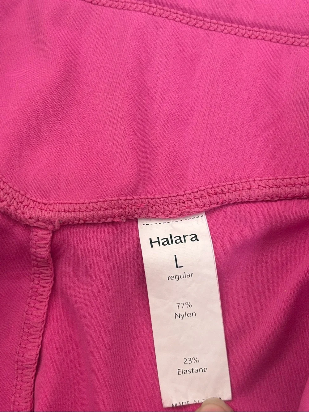 HALARA Size Large Hot Pink Jogger Pants Active Running Gym Colorful Travel